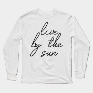 Live by the sun by the moon (1/2) Long Sleeve T-Shirt